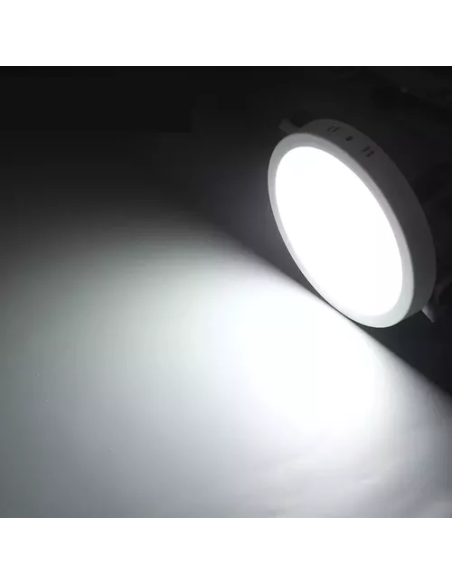 PANEL LED EXT REDONDO 6W CALIDO