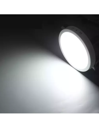 PANEL LED EXT REDONDO 6W FRIA