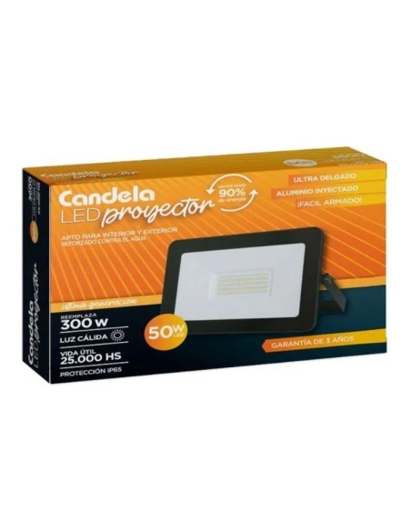 REFLECTOR LED 50W CALIDO