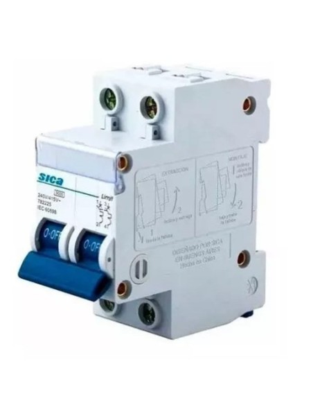 TERMICA DIN 2x 10A  3KA  SICA