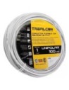 CABLE 1X1,00 MM TREF X 100MTS BLANCO