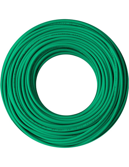 CABLE 1X10,00MM TREF  X 100MTS VERDE
