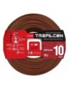 CABLE 1X10,00MM TREF  X 100MTS MARRON