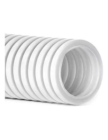 CAÑO FLEXIBLE BLANCO IGNIFUGO 7/8  X 25MT