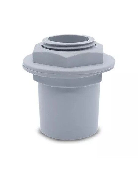 CONECTOR PARA CAÑO GRIS Ø32