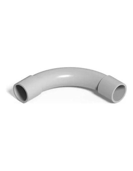 CURVA PARA CAÑO GRIS Ø25